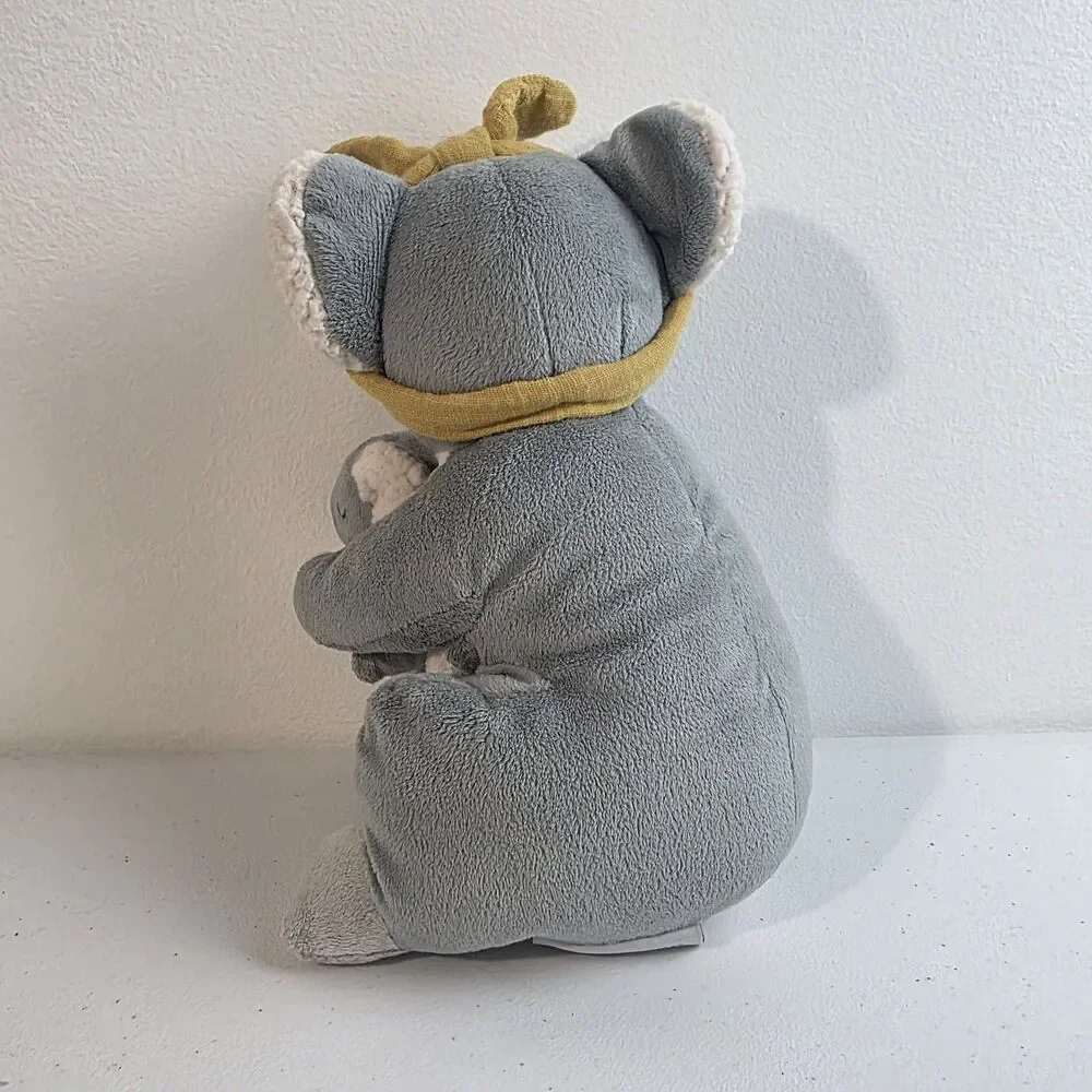 Mon Ami Kolie Koala With Baby Boo Plush Gray Stuffed Animal EUC